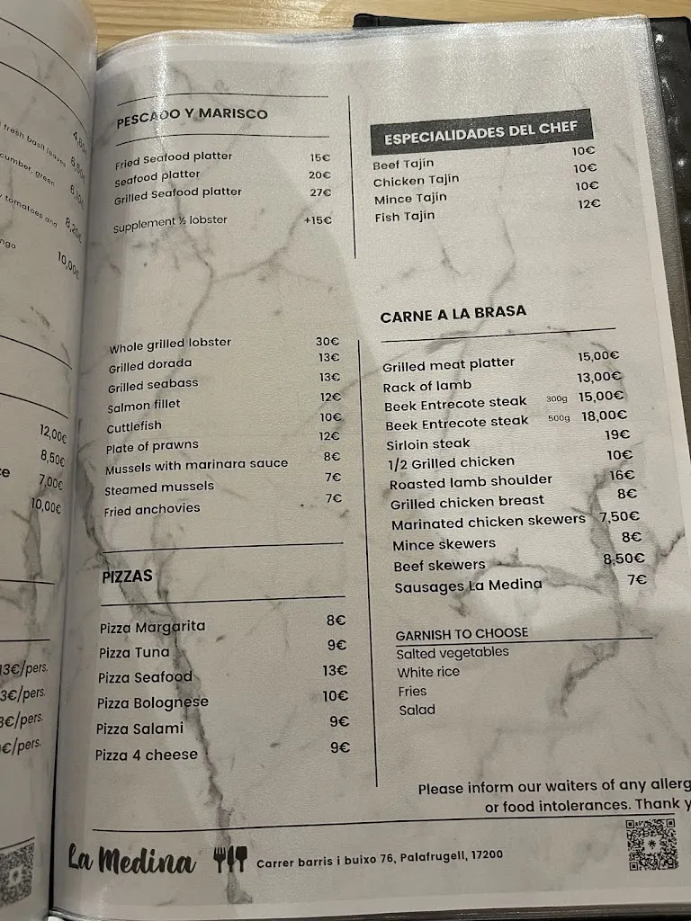 Menu_La Medina Restaurant_Palafrugell_image_3