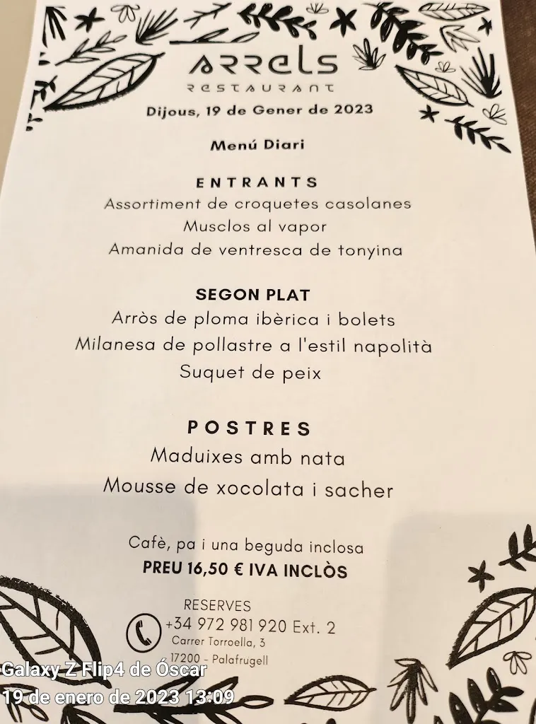 Menu_Restaurant Arrels_Palafrugell_image_3