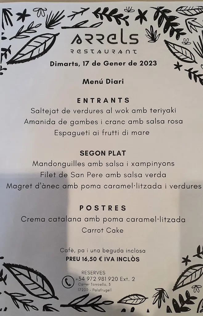 Menu_Restaurant Arrels_Palafrugell_image_4