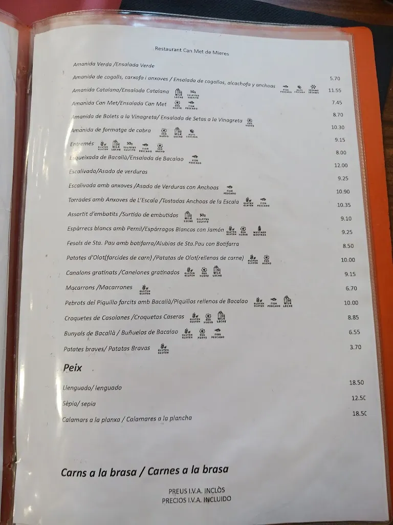 Menu_Restaurant Can Met_Mieres_image_old_2