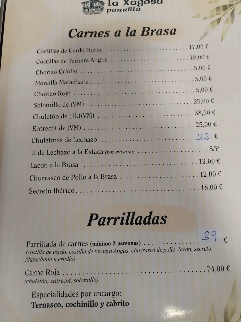 Menu_Restaurante La Xagosa_Mieres_image_3