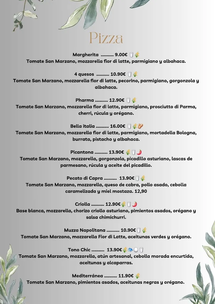 Menu_Il Bosque de Ainola_Mieres_immagine_1