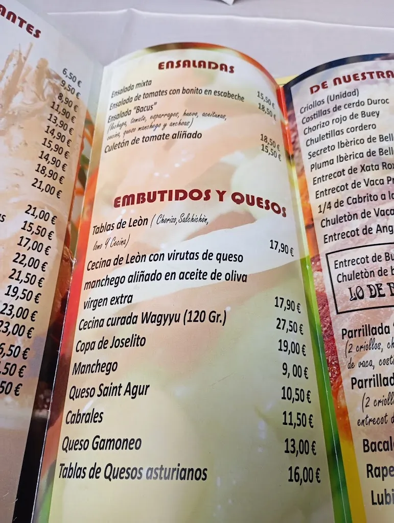 Menu_Restaurante La Posada de Bacus_Mieres_immagine_3
