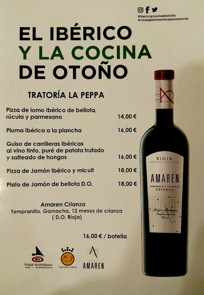 Menu_Trattoría La Peppa_Mieres_image_4