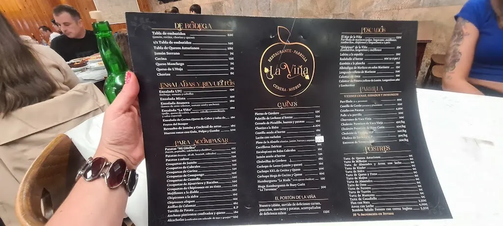 Menu_Restaurante-Parrilla La Viña_Mieres_immagine_4