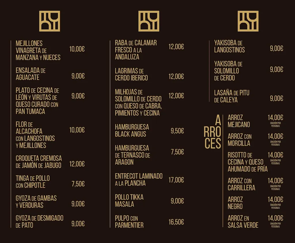 Menu_La Taberna TheWhiteBar_Mieres_image_1