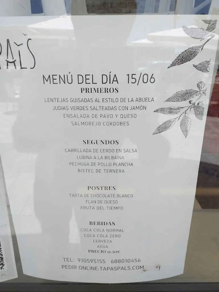 Menu_Restaurante Pals_Pals_immagine_2