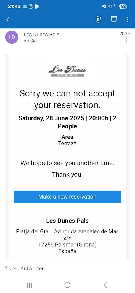 Markus Horvath_Restaurant Les Dunes_Pals_recensione