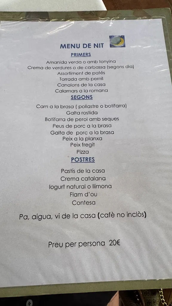 Menü_Restaurant Ca la Teresa_Pals_Bild_2