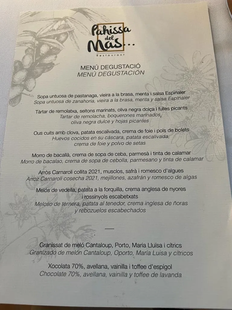 Menu_Restaurant Pahissa del Mas_Pals_immagine_4