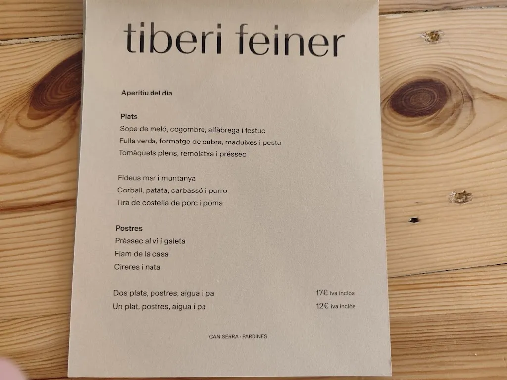 Menu_Can Serra Hostel_Pardines_image_2