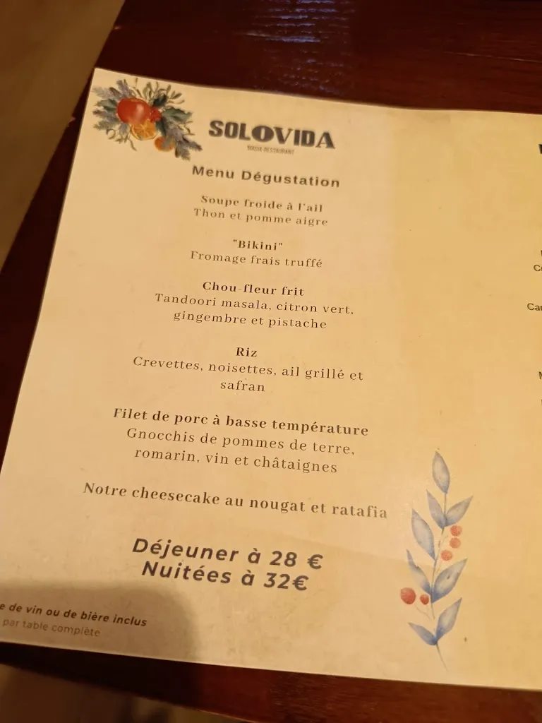 Menü_SoloVida Restaurant_Palau-saverdera_Bild_4