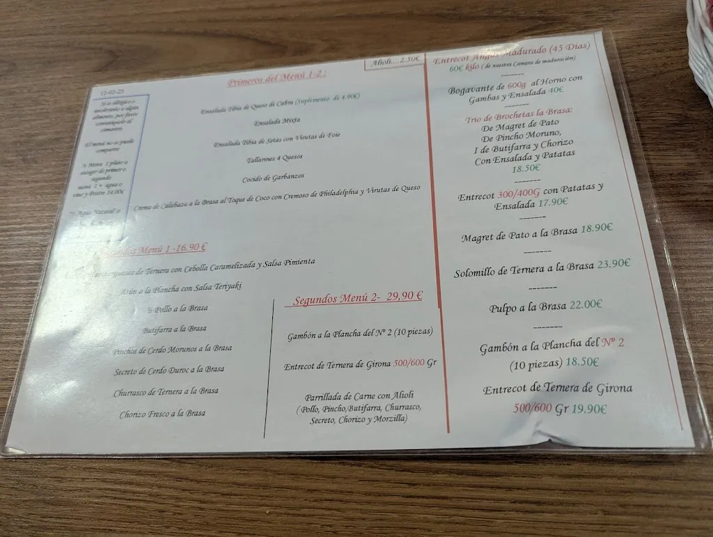 Menu_Restaurant Can Felix Empuriabrava, Castelló d'Empúries_Palau-saverdera_image_3