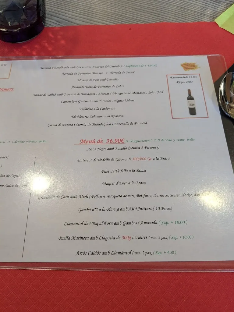 Menu_Restaurant Can Felix Empuriabrava, Castelló d'Empúries_Palau-saverdera_image_4