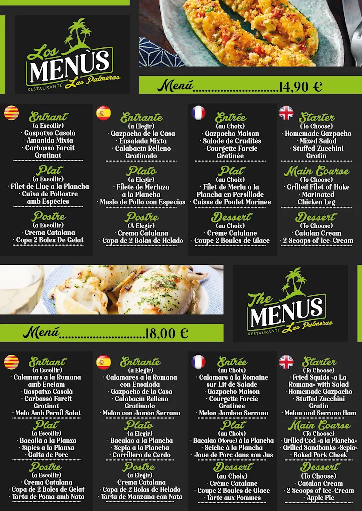 Menu_Restaurant Las Palmeras_Palau-saverdera_image_1