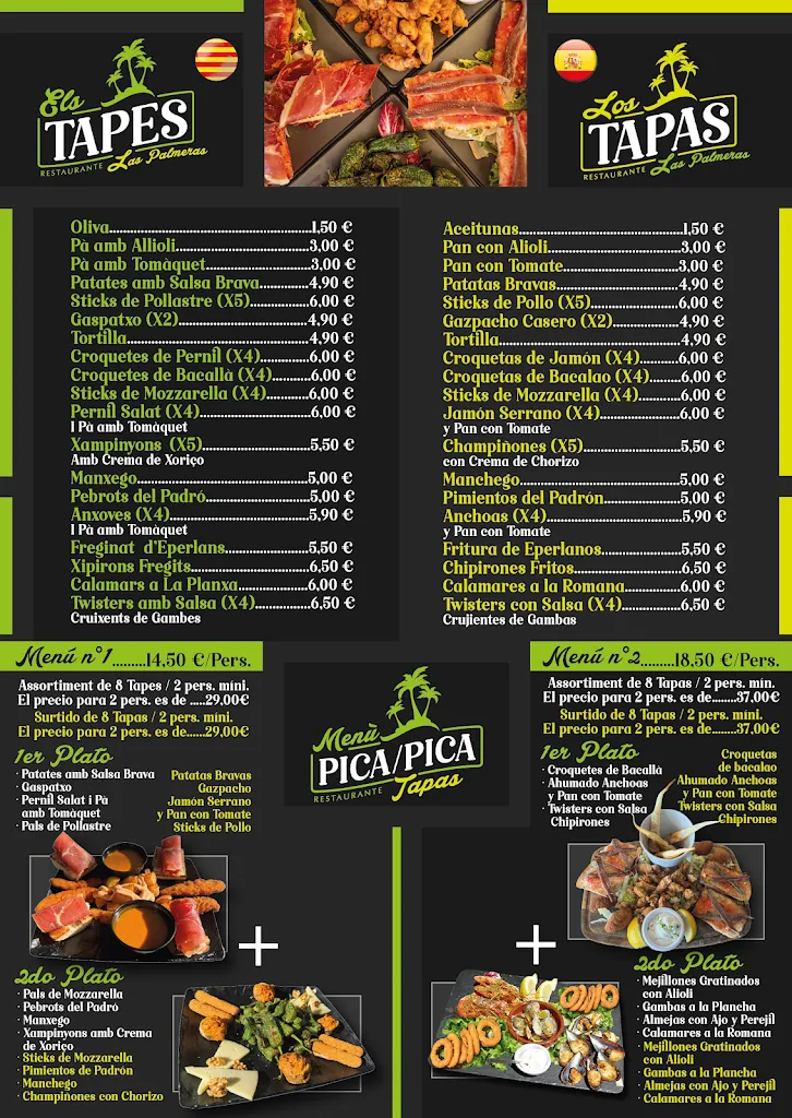 Menu_Restaurant Las Palmeras_Palau-saverdera_image_4