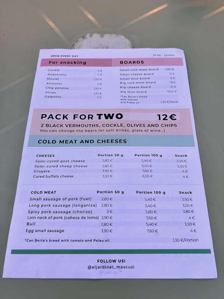 Menu_El Jardinet de Mas Cusi_Palau-saverdera_image_2