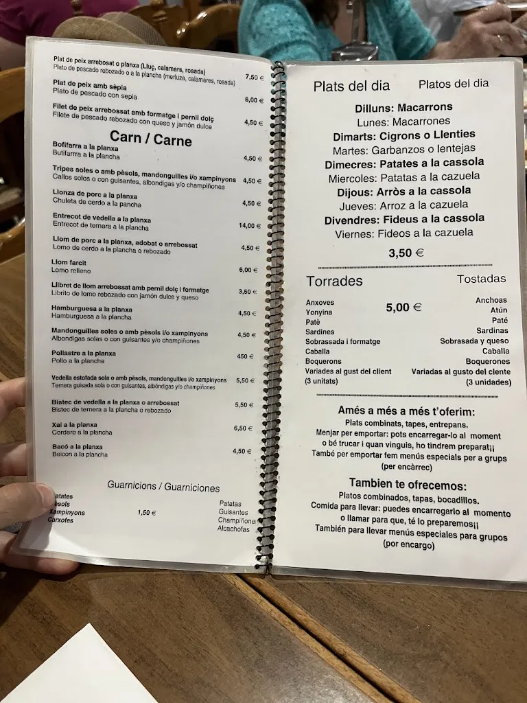 Menu_Can Guix Bar Restaurant_Olot_image_2