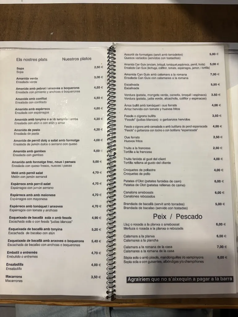 Menu_Can Guix Bar Restaurant_Olot_image_3