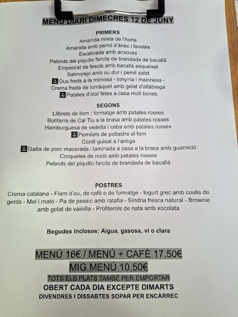 Menu_Hostal de Pagès_Olot_immagine_1