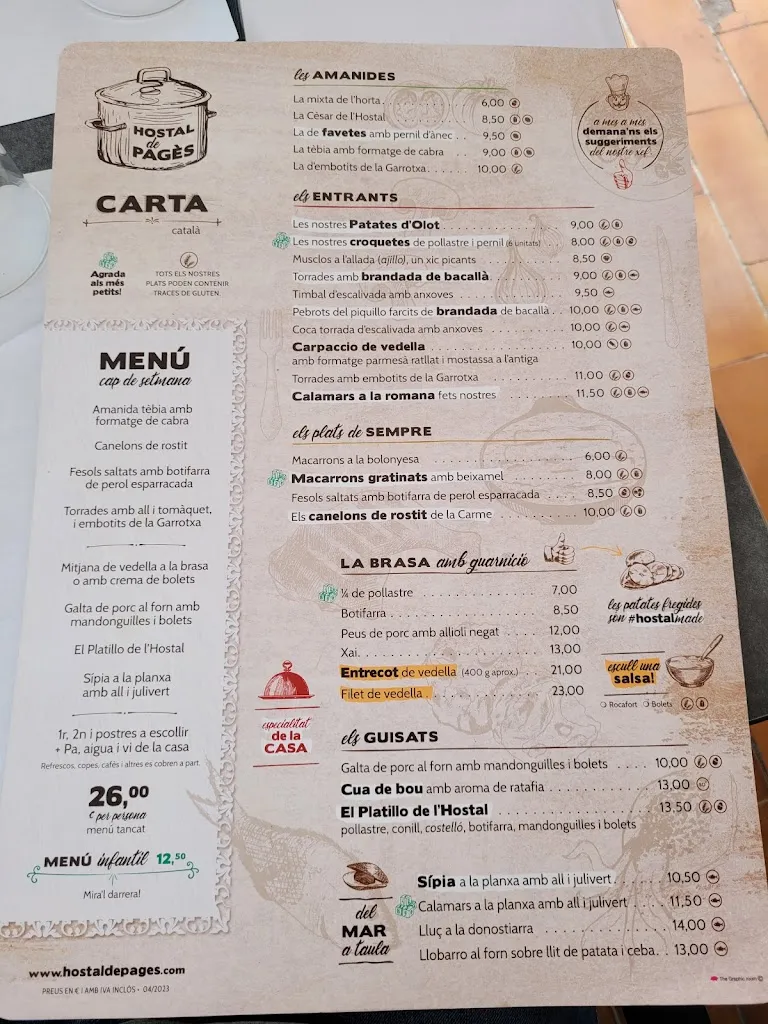 Menu_Hostal de Pagès_Olot_immagine_4