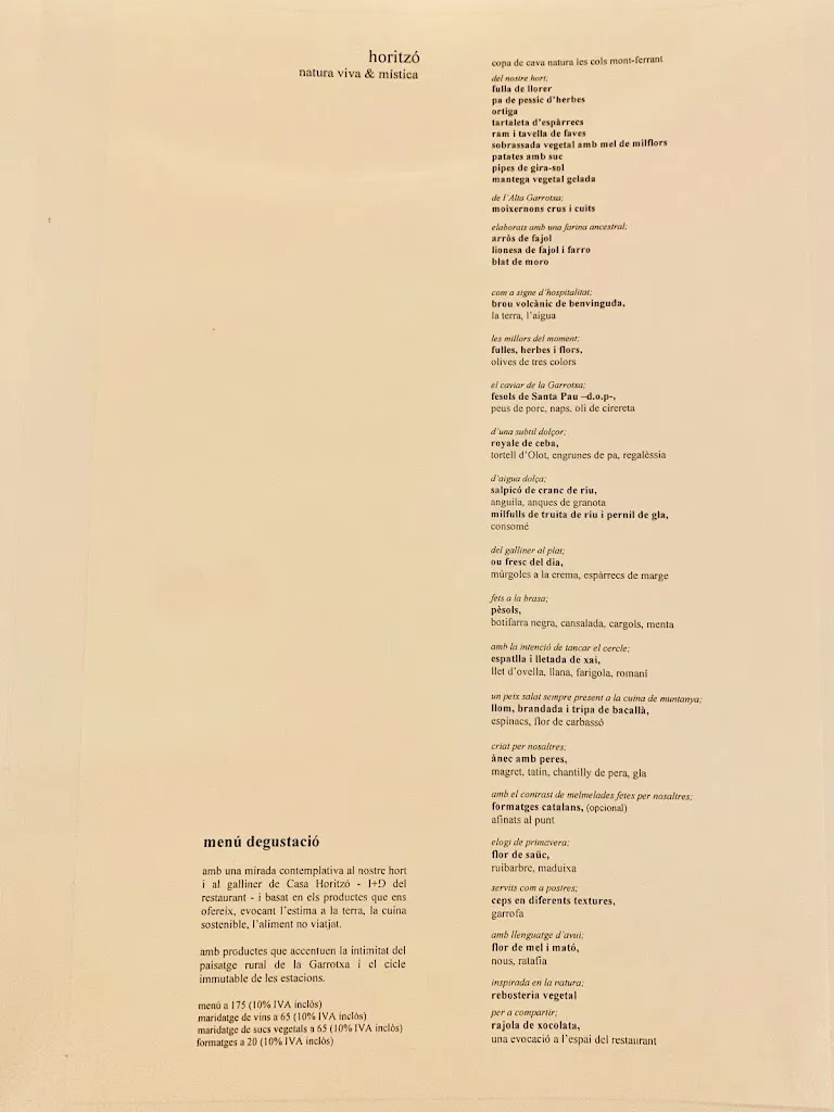 Menu_Restaurant LES COLS | Olot_Olot_image_1