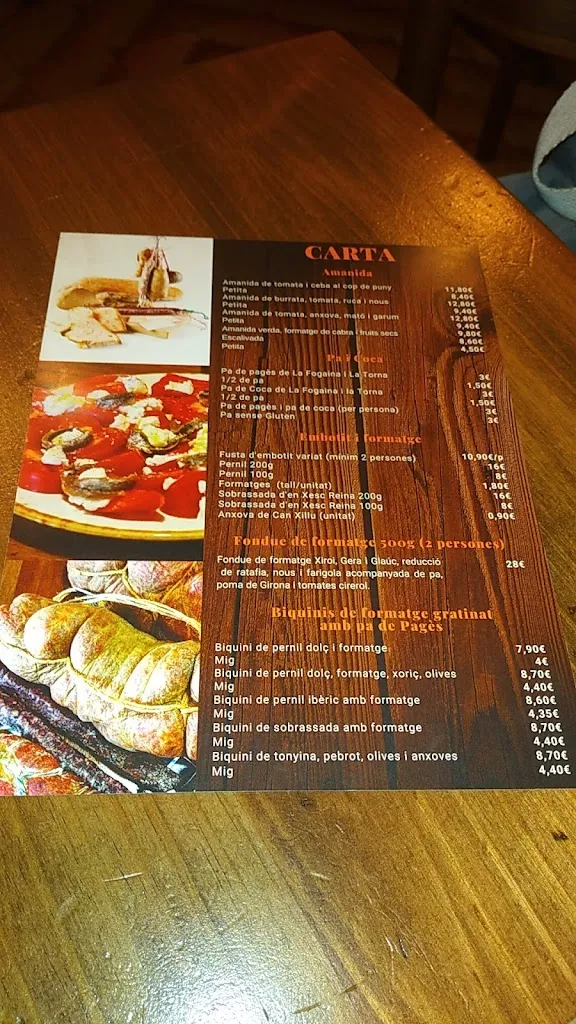 Menu_Restaurant Bar Hostal Del Sol_Olot_image_4