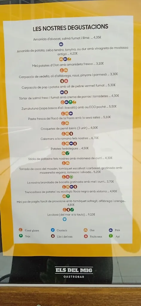 Menu_ELS DEL MIG | GASTROBAR_Olot_immagine_2