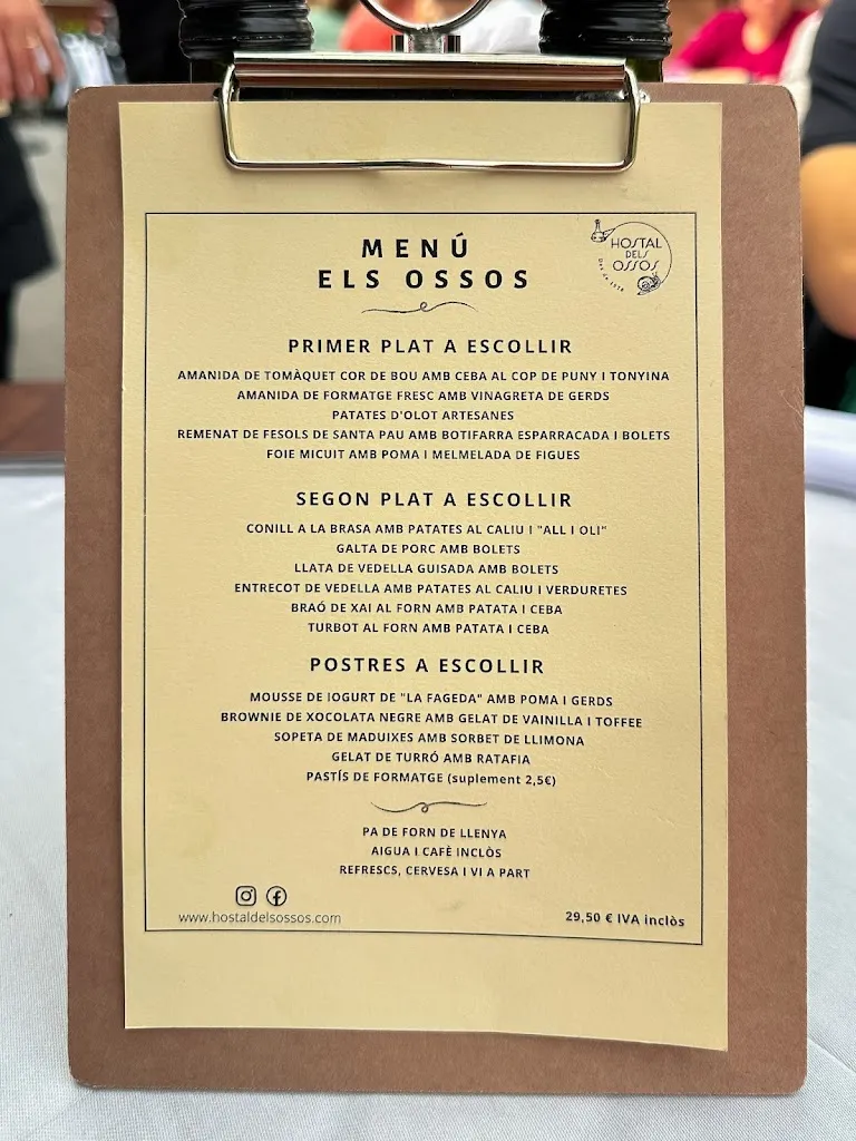 Menu_Hostal Dels Ossos_Olot_immagine_4