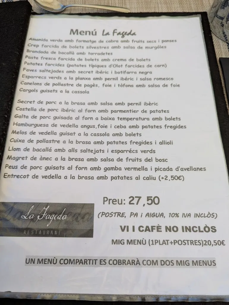Menu_Restaurant La Fageda_Olot_image_3