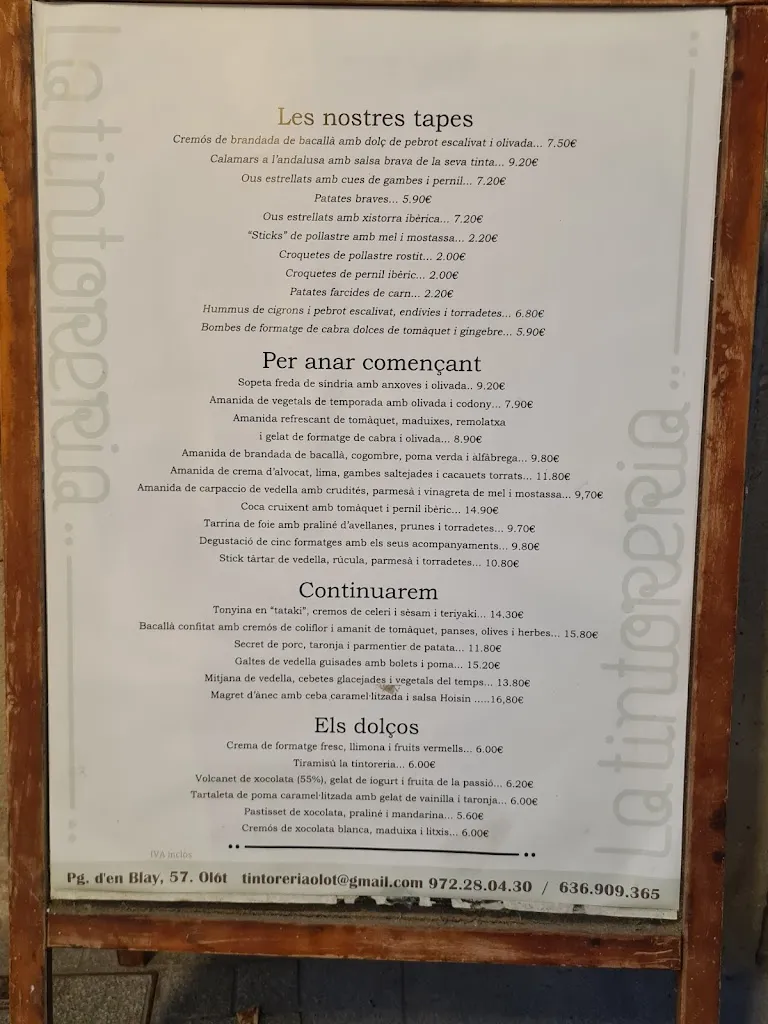 Menu_La Tintoreria_Olot_image_1