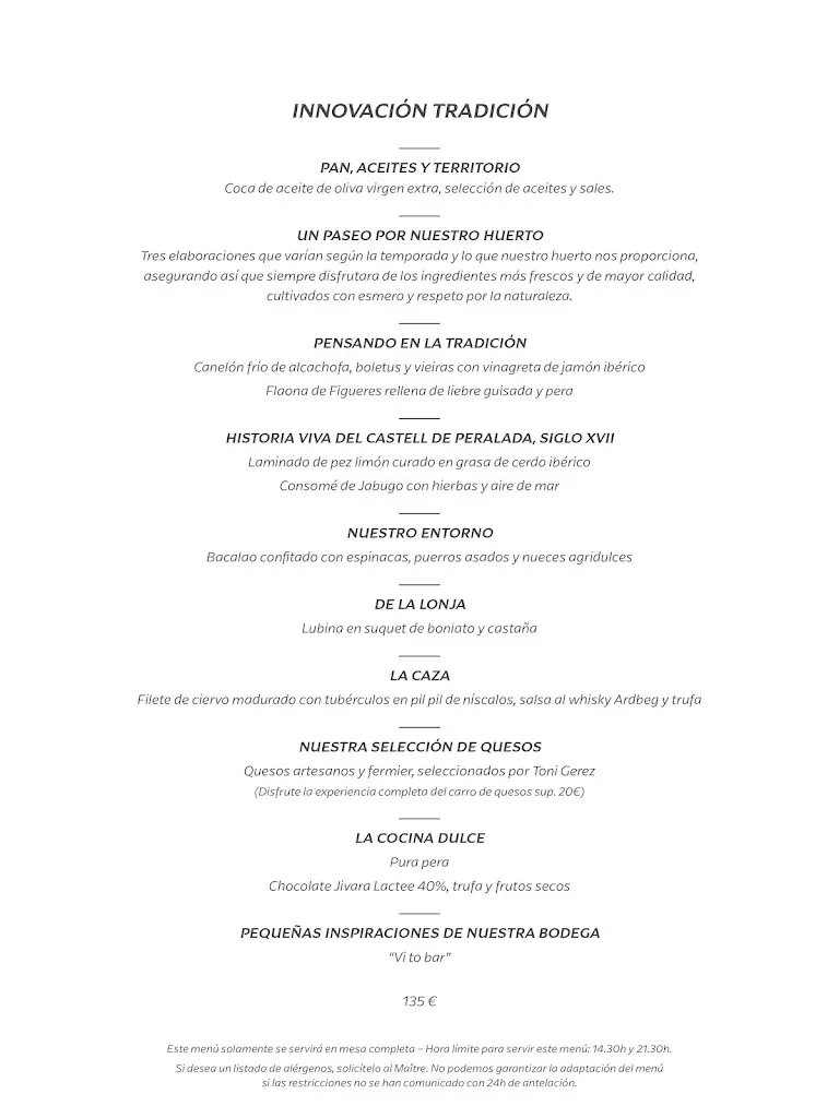 Menu_Castell Peralada Restaurant_Peralada_image_2