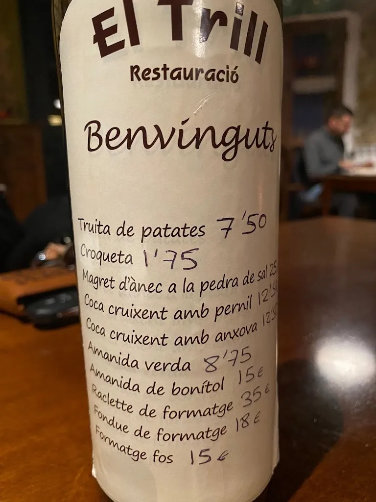 Menu_Restaurant el Trill_Planoles_image_1