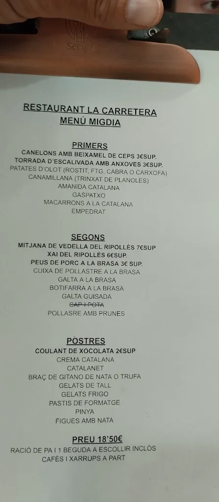 Menu_Restaurante la Carretera_Planoles_image_2