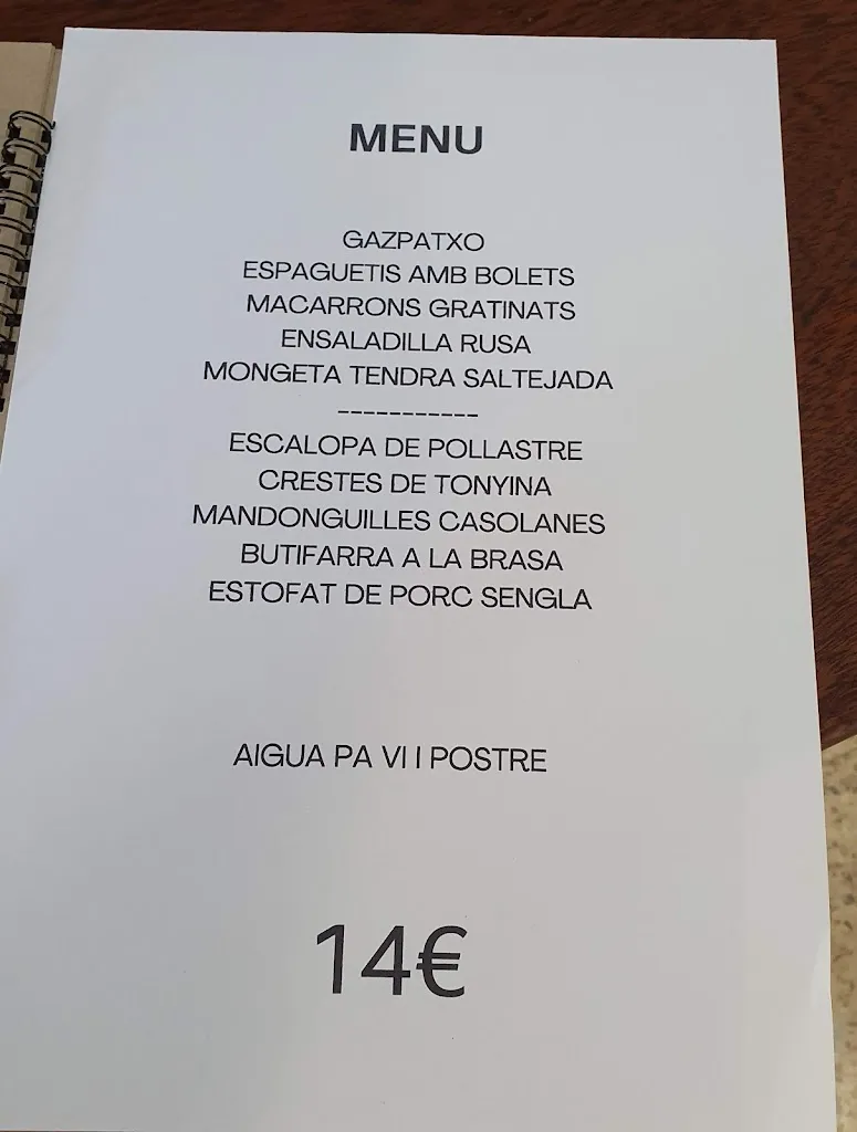Menu_Restaurante la Carretera_Planoles_image_4