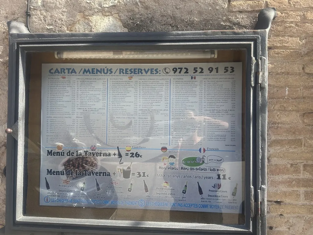 Menu_La Taverna del Cargol_Pont de Molins_image_3