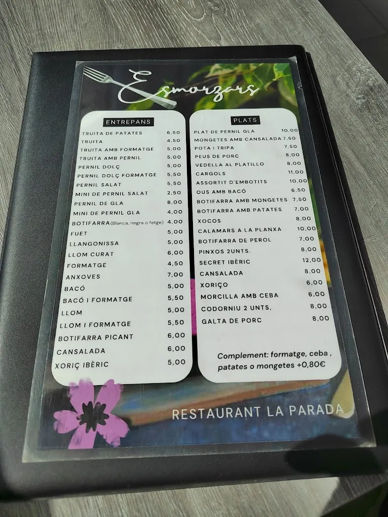 Menu_Restaurant La Parada_Pont de Molins_immagine_1