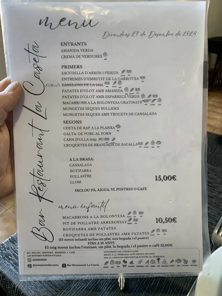 Menu_Bar Restaurant La Caseta_Planes dHostoles Les_image_1