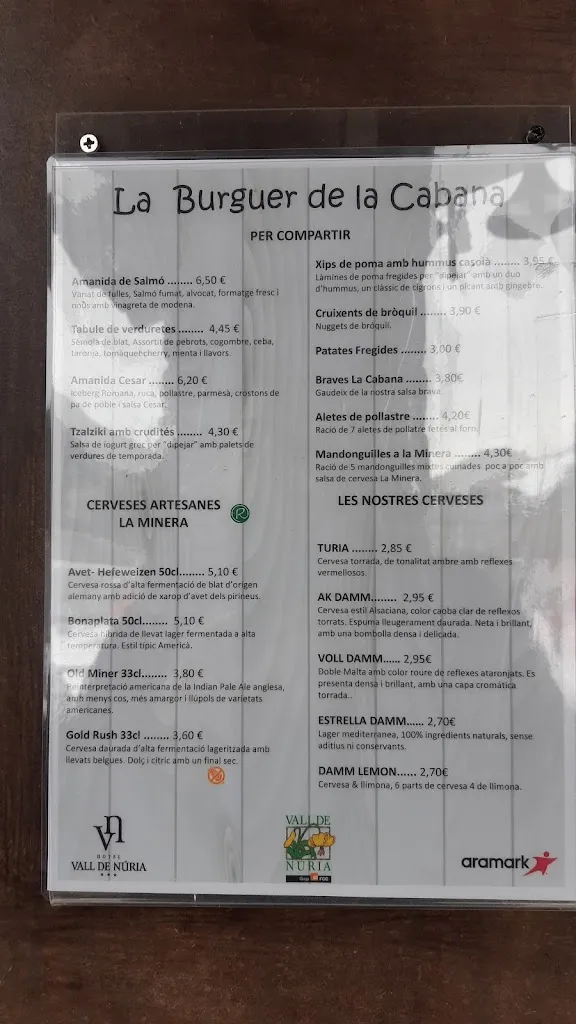 Menu_Restaurant la Cabana dels Pastors_Queralbs_image_1
