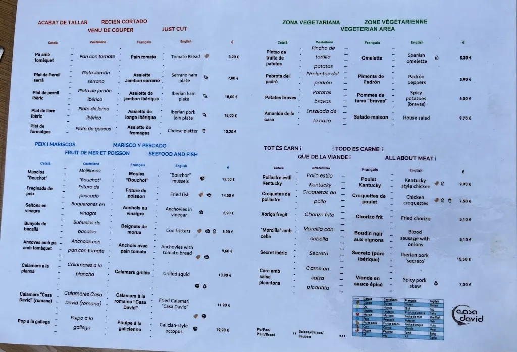 Menu_Bar Restaurant Casa David_Portbou_immagine_1