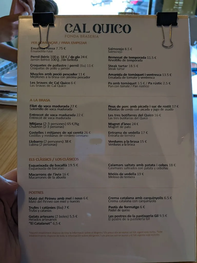 Menu_Cal Quico Fonda Braseria_Puigcerdà_image_4