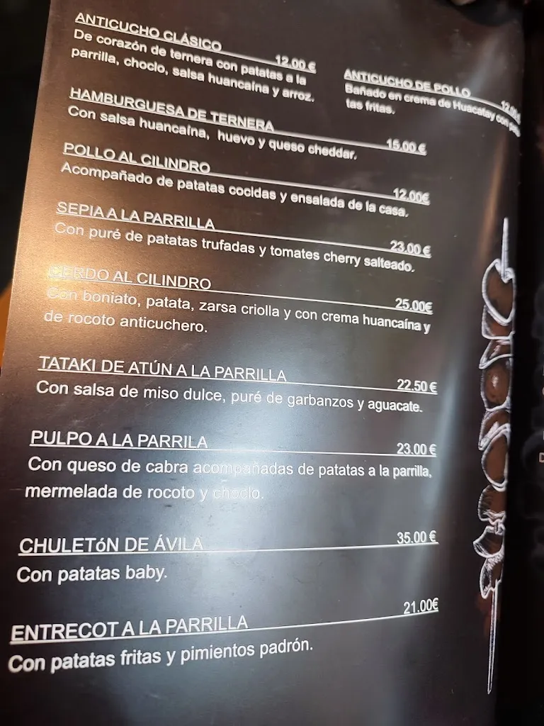 Menu_Restaurante El Caral 🇵🇪 -El Mejor Restaurante Peruano de Madrid-_Baña A_image_4