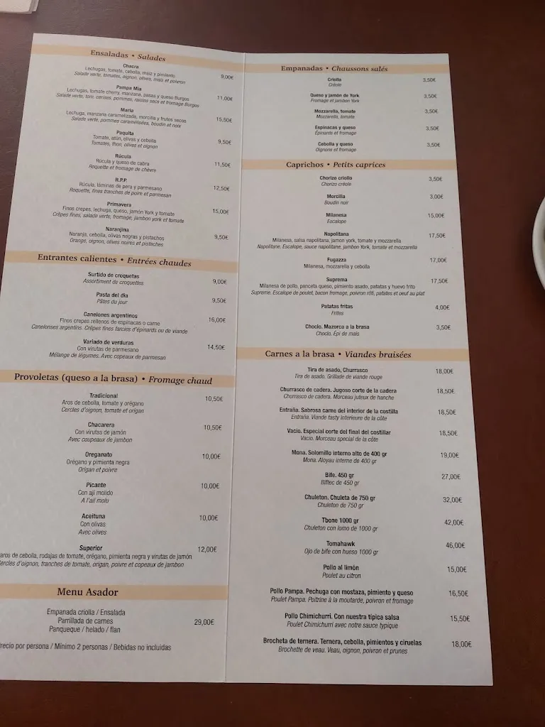 Menu_La Pampa_Puigcerdà_image_4