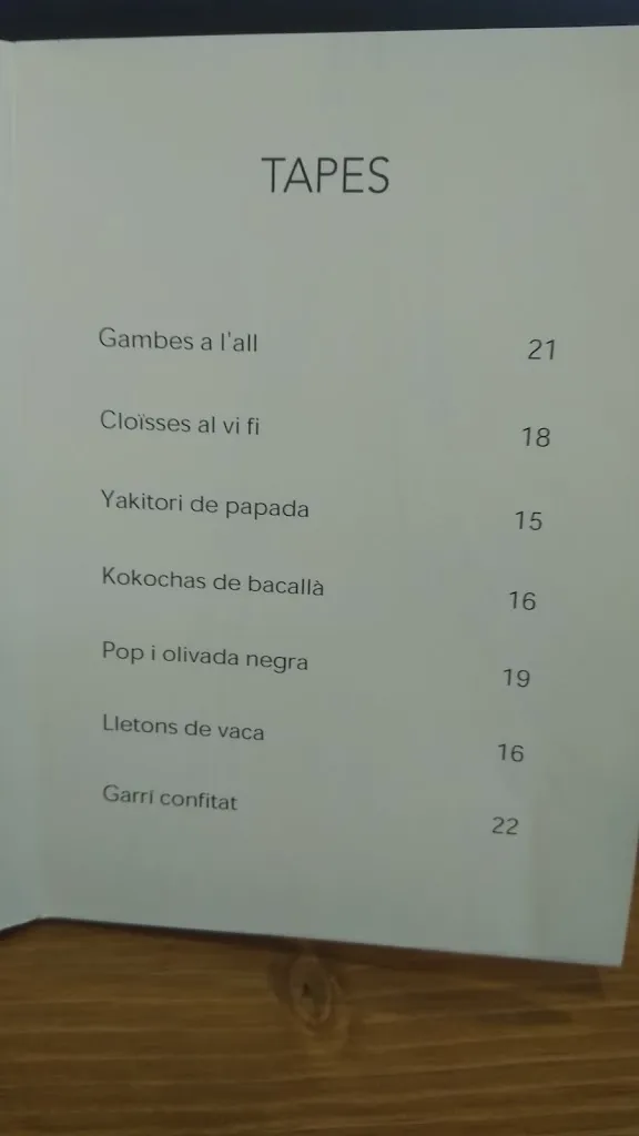 Menu_Restaurant 539, Plats Forts_Puigcerdà_image_1