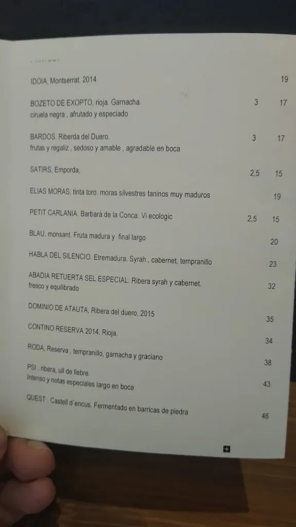 Menu_Restaurant 539, Plats Forts_Puigcerdà_image_2