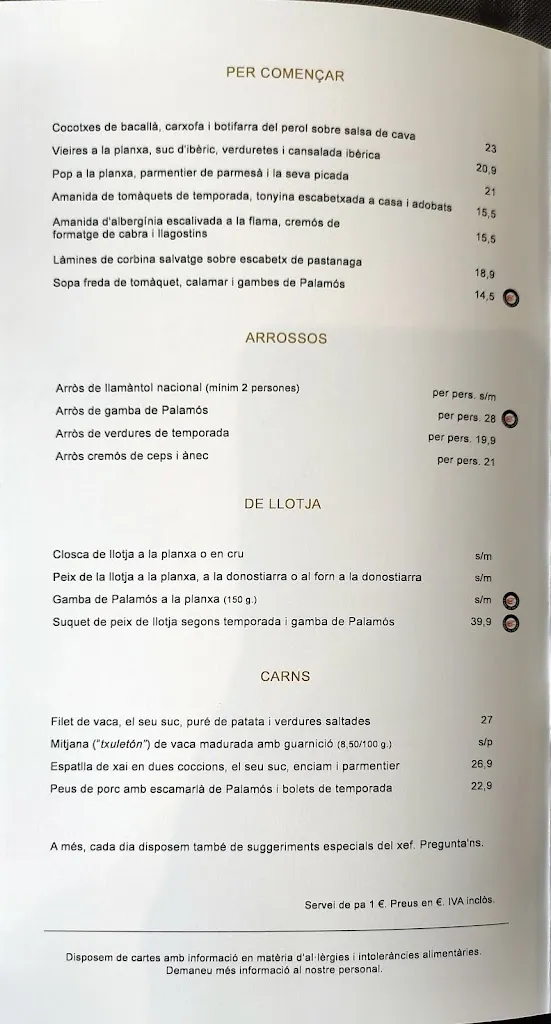 Menu_La Fàbrica del Gel_Palamós_image_4
