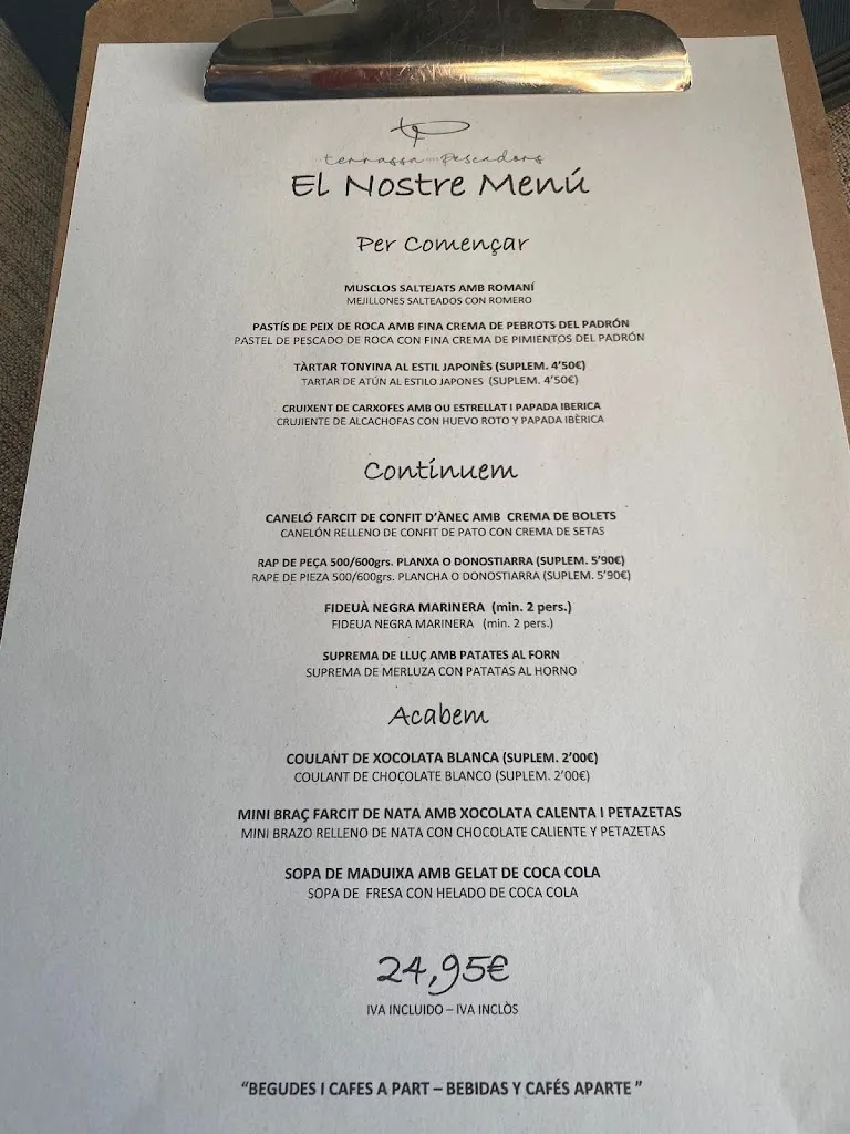 Menu_La Terrassa dels Pescadors_Palamós_image_3