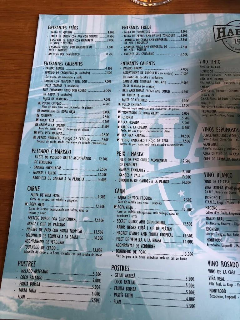 Menu_Habana 1956_Palamós_image_4
