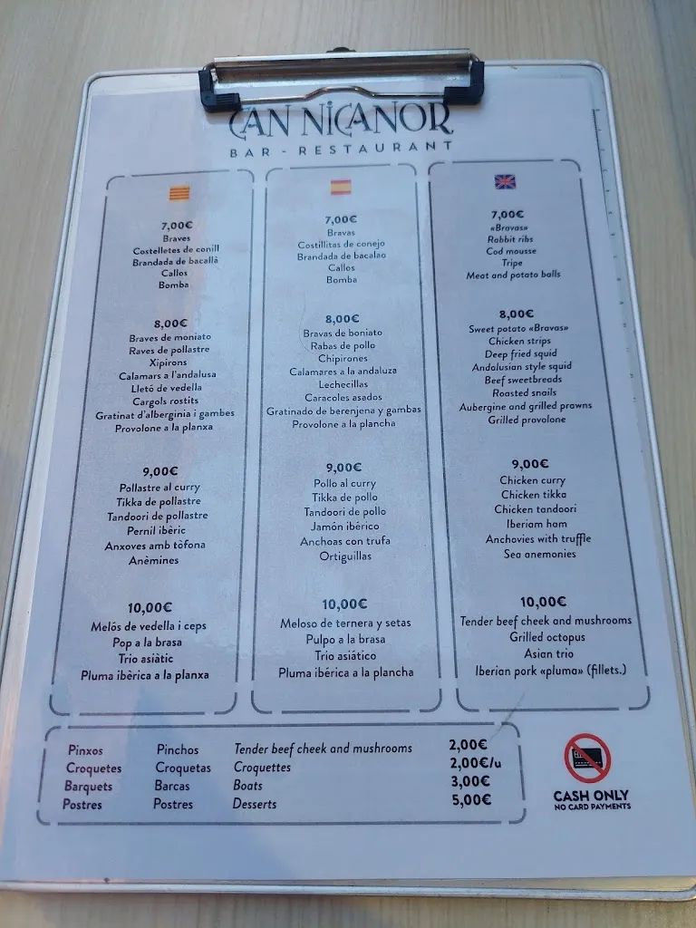Menu_Can Nicanor_Palamós_image_1