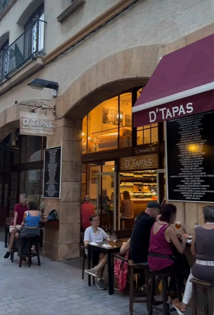 D’ TAPAS restaurant in Palamós